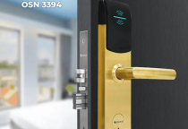 Khóa thẻ từ khách sạn OSN-3394 2 Chức Năng Lắp Cửa Gỗ