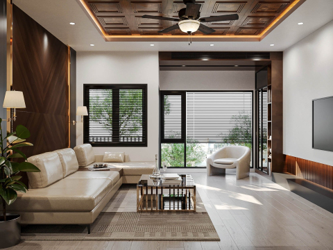 Sau thiết kế và thi công nhà ở anh khách- TP Việt Trì - Phú Thọ