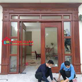 4 cánh bản lề sàn hệ thủy lực