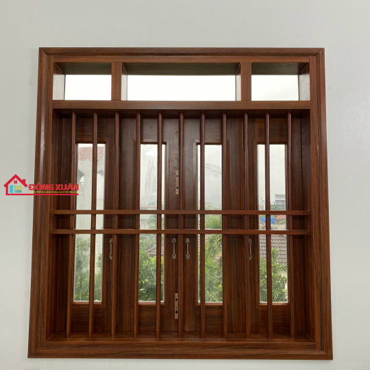 CỬA THÉP VÂN GỖ - CỬA  SỔ HỆ CHẤN SONG