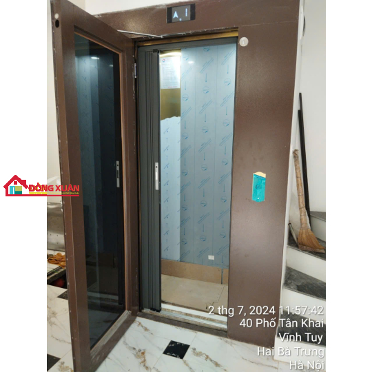 Cửa lá xếp nhôm